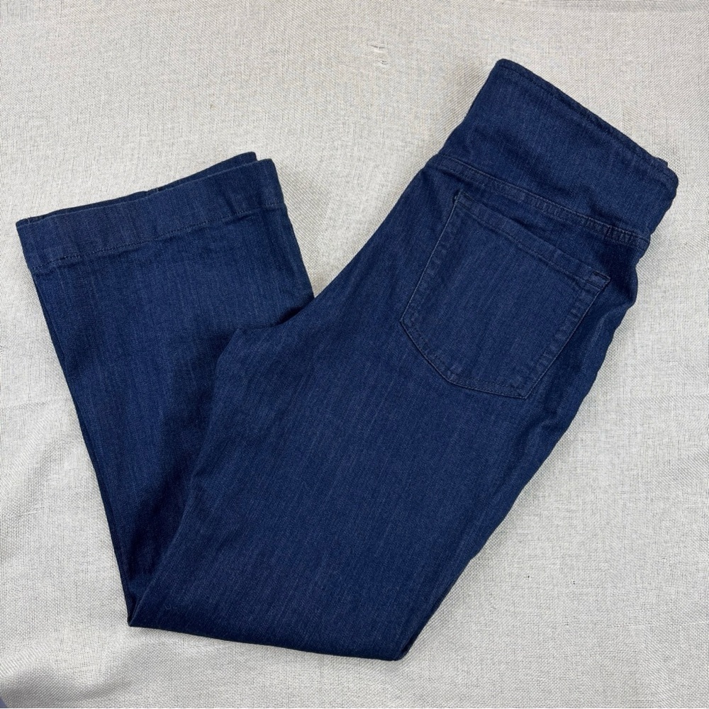 I.N.C Women's High-Rise Pull-on Flared Cropped Jeans Size 12